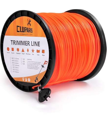 Amazon.com : Cluparis Round String Trimmer Line.105-Inch-by