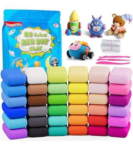 Silk Clay®, ass. de couleurs, 10x650 gr/ 1 Pq