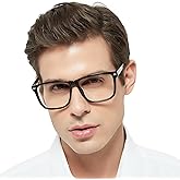 MARE AZZURO Oversized Bifocal Reading Glasses Men Blue Light Blocking Readers 1.0 1.25 1.5 1.75 2.0 2.25 2.5 2.75 3.0 3.5