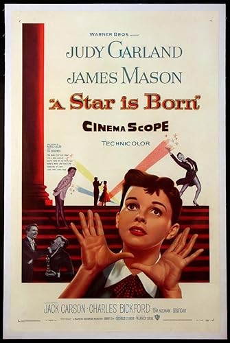 A Star Is Born Judy Garland James Mason 1954 Original One Sheet