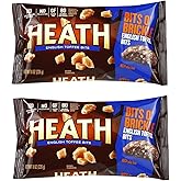 Heath English Toffee Bits O' Brickle Plenty to Share and Stock the Pantry, Fun to Snack on or to Cook with Gluten Free - (Pack of 2)