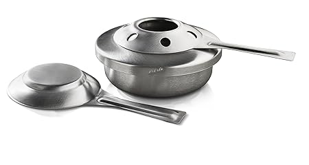 BOSKA Fonduebrenner in Silber, Edelstahl, 18 x 4 x 16 cm