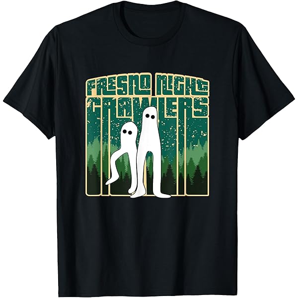 トップス 2005SS NIGHT CRAWLER Ghost T-shirt Amazon.com: Fresno Night Crawlers - Retro Cute Cryptid