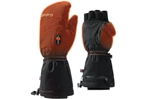 ORORO Heated Flip Top Mittens, Heated Gloves (Charger Not Included)