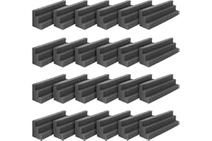 ZHERMAO 24 Pack Bass Traps Acoustic Foam Panels Sound Proof Padding 12" X 3" X 3", High Density Studio Foam for Corner Soundproofing Foam, Sound Proof Foam Panels Corner Block