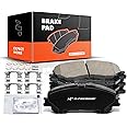 A-Premium Front Ceramic Disc Brake Pads Set Compatible with Select Nissan Models - Rogue 2014-2020, Rogue Sport 2017-2021, wi