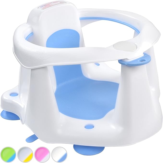 Infantastic Baby Bath Seat (Round Shape) Safety Swivel Baby Bath Ring