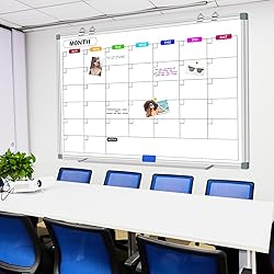 CALENBO Big Magnetic Whiteboard Calendar - 60 X 40