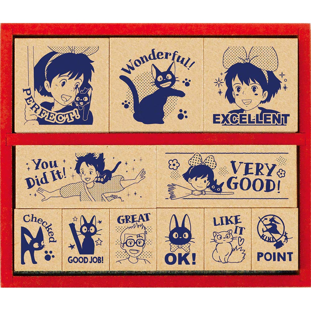 Beverly Kiki's Delivery Service Stamp English Wooden Reward Stamp SDH-118