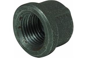 ANVIL INTERNATIONAL Anvil 8700132205, Malleable Iron Pipe Fitting, Cap, 1/2" NPT Female, Black Finish