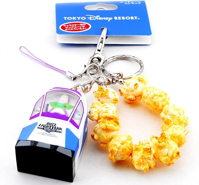 ディズニー リゾート限定 キーチェーンストラップ ポップコーン バズ ライトイヤー トイ ストーリー アニメ 萌えグッズ 通販 Amazon