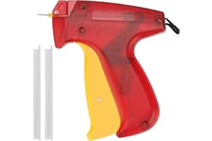 Tagging Gun Kit, wilfox Fine Stitch Tag Gun Mini Stitch Gun for Clothes Mending Quilting Stitch Tag Gun with1 Needle,1920 White Fasteners