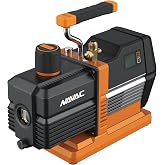 NAVAC NRP8Di Smart HVAC Vacuum Pump - 8 CFM, Smart Control Technology | Smart vacuum pump delivers 8 CFM flow for HVAC equipment evacuation with smart control technology and a 2-year warranty.