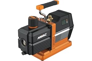NAVAC NRP8Di Smart Vacuum Pump | Vacuum Pump for The Evacuation of HVAC Equipment | Smart Control Technology | 2 Year Warrant