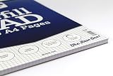 Silvine 160 Page A4 Refill Pad Head Bound 4 Hole Punched White 75gsm 5 Pack view 3