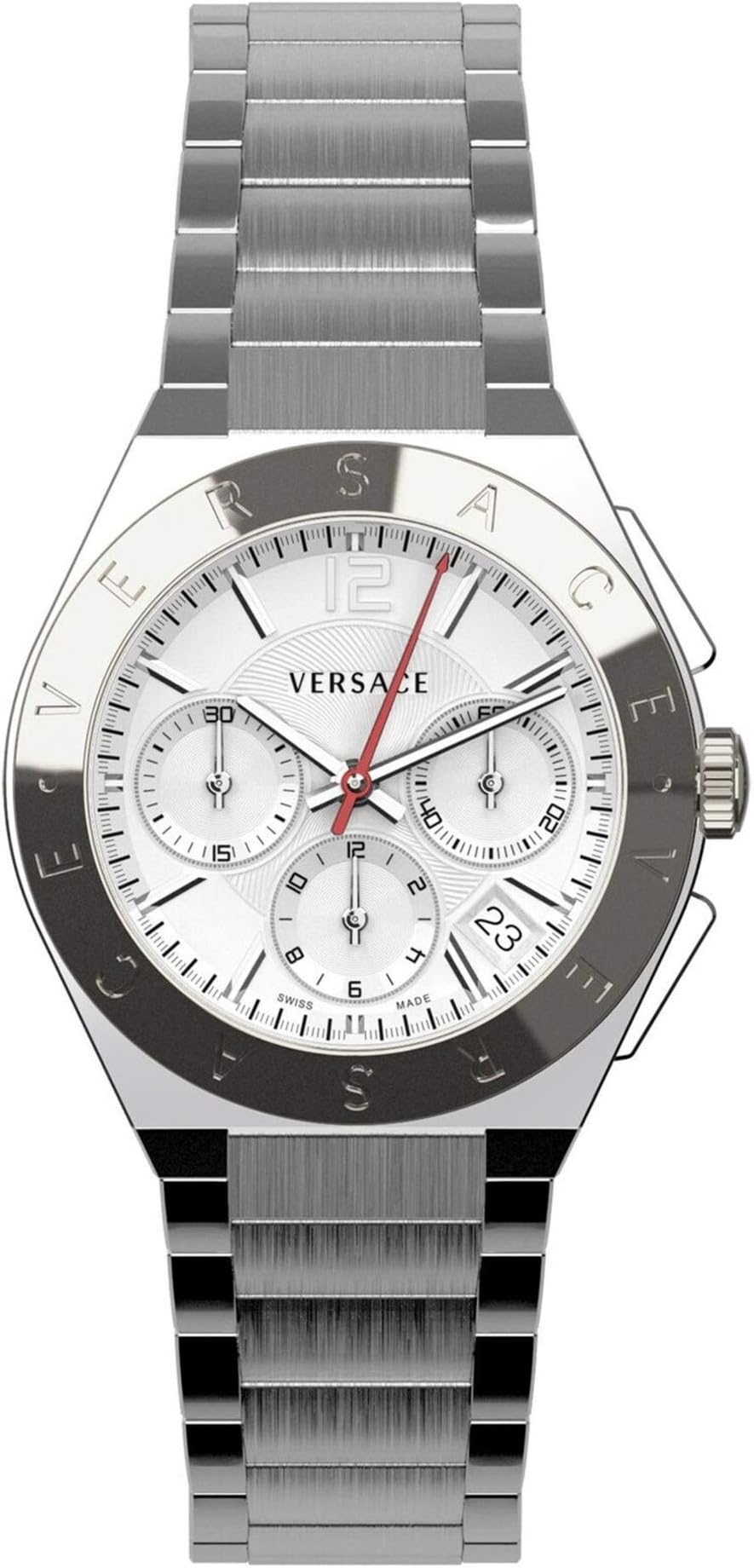 Versace Mens Landmark Round Watch