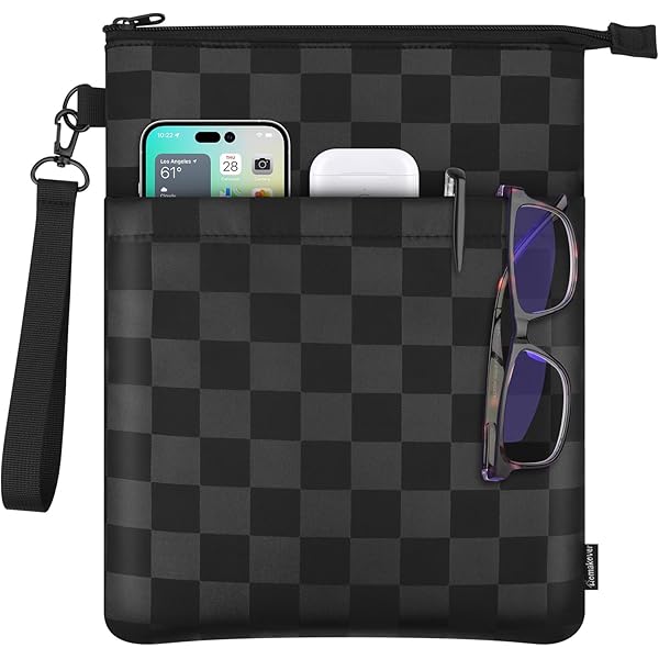 Book Sleeve For Book Lovers, 12.2\" X9.8\" Waterproof Book Pouch