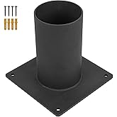 Heavy Duty Pier Mount Adapter for 3" Surface Mount Post, Mounting Hardware Included