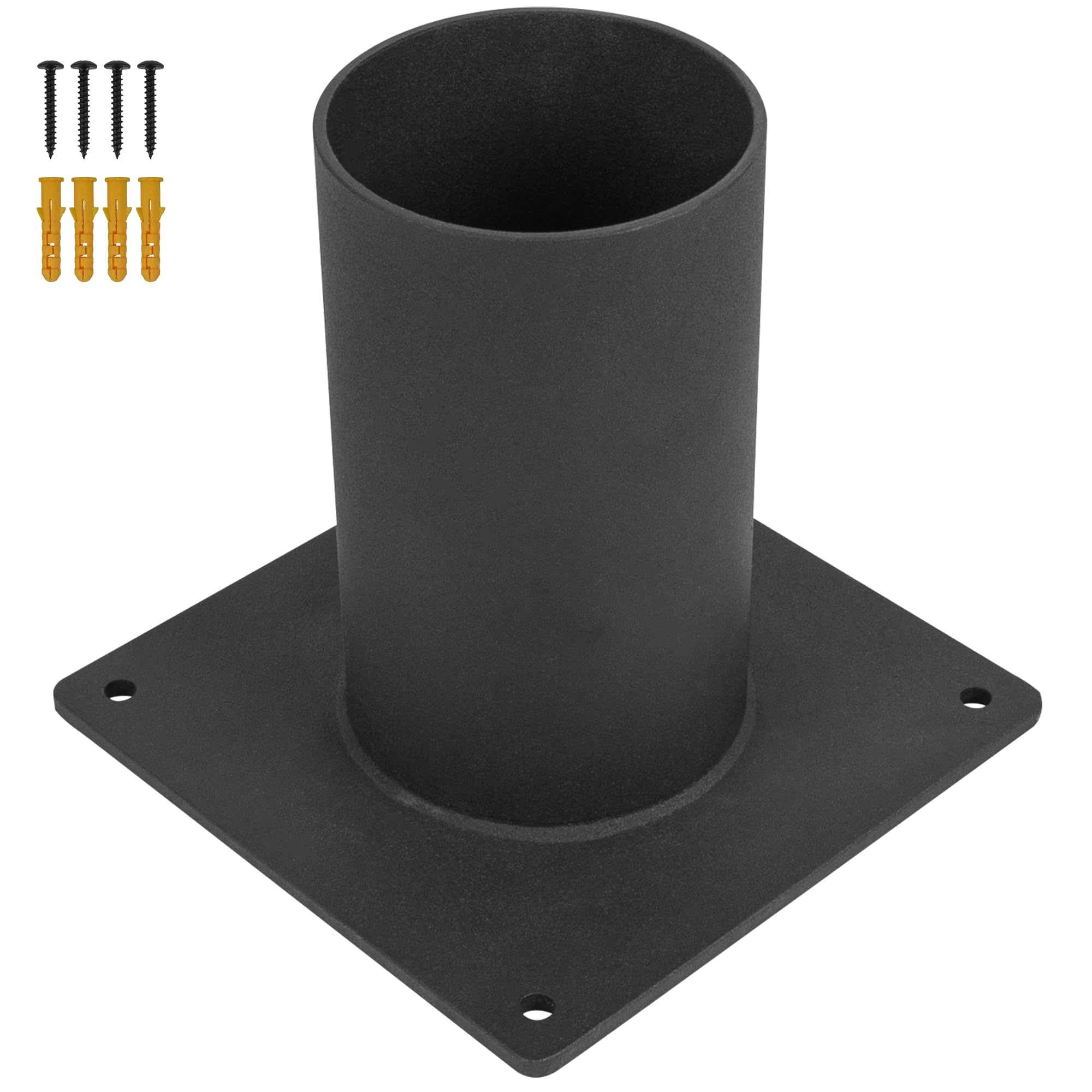Photo 1 of KSWLOR 3 Inch Pier Mount Base,Heavy Duty Pier Mount Adapter for 3" Post Light Fixtures, Mounting Hardware Included