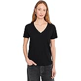 Mod-O-Doc Womens Short Sleeve V-Neck Boxy Tee