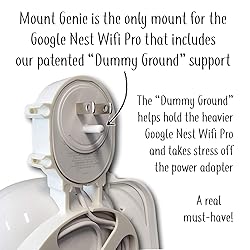 The Nest Wifi Pro Genie Wall Mount Outlet Holder