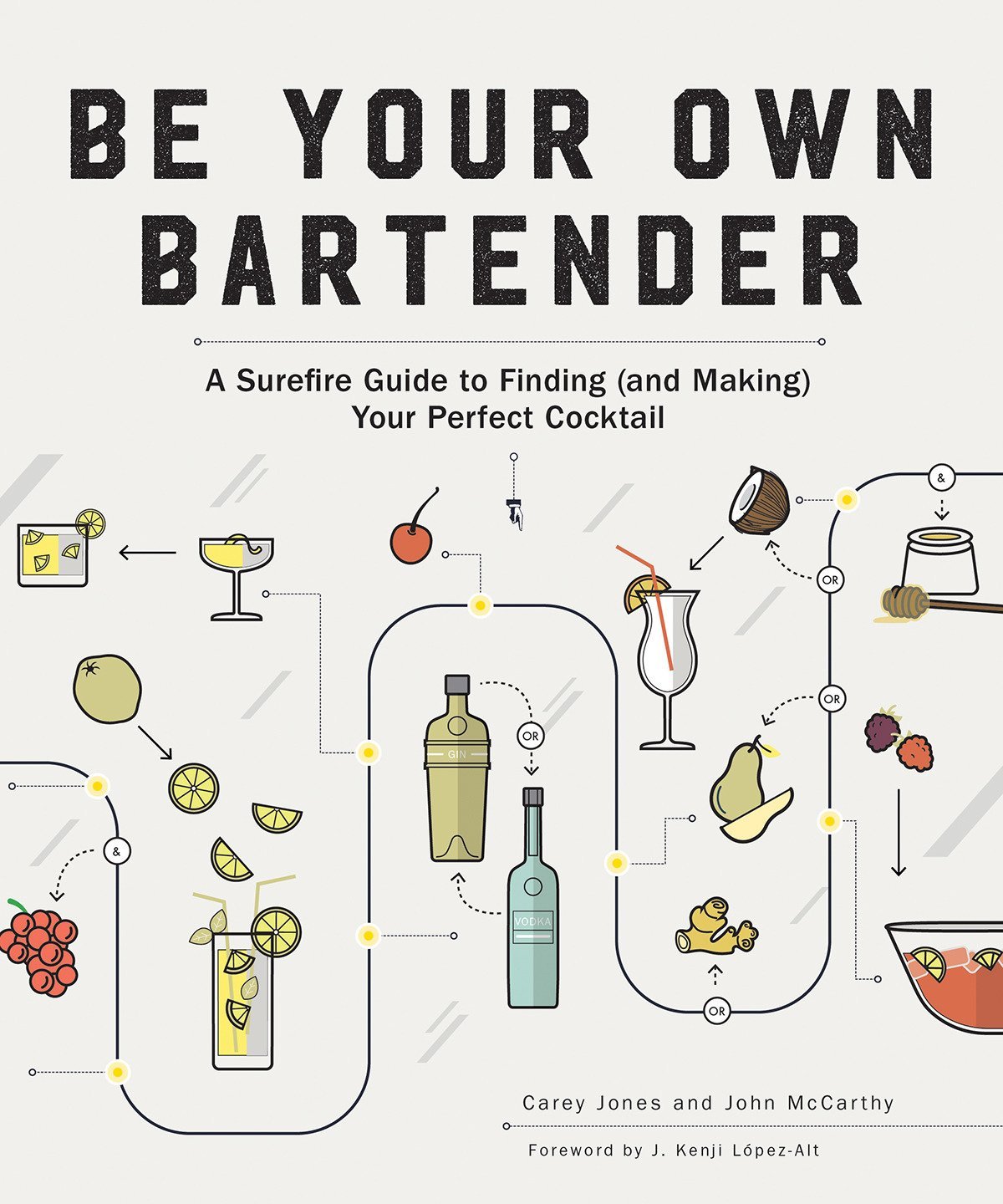 Be Your Own Bartender A Surefire Guide To Finding And Making Your Perfect Cocktail Jones Carey Mccarthy John Lopez Alt J Kenji 9781682682692 Amazon Com Books