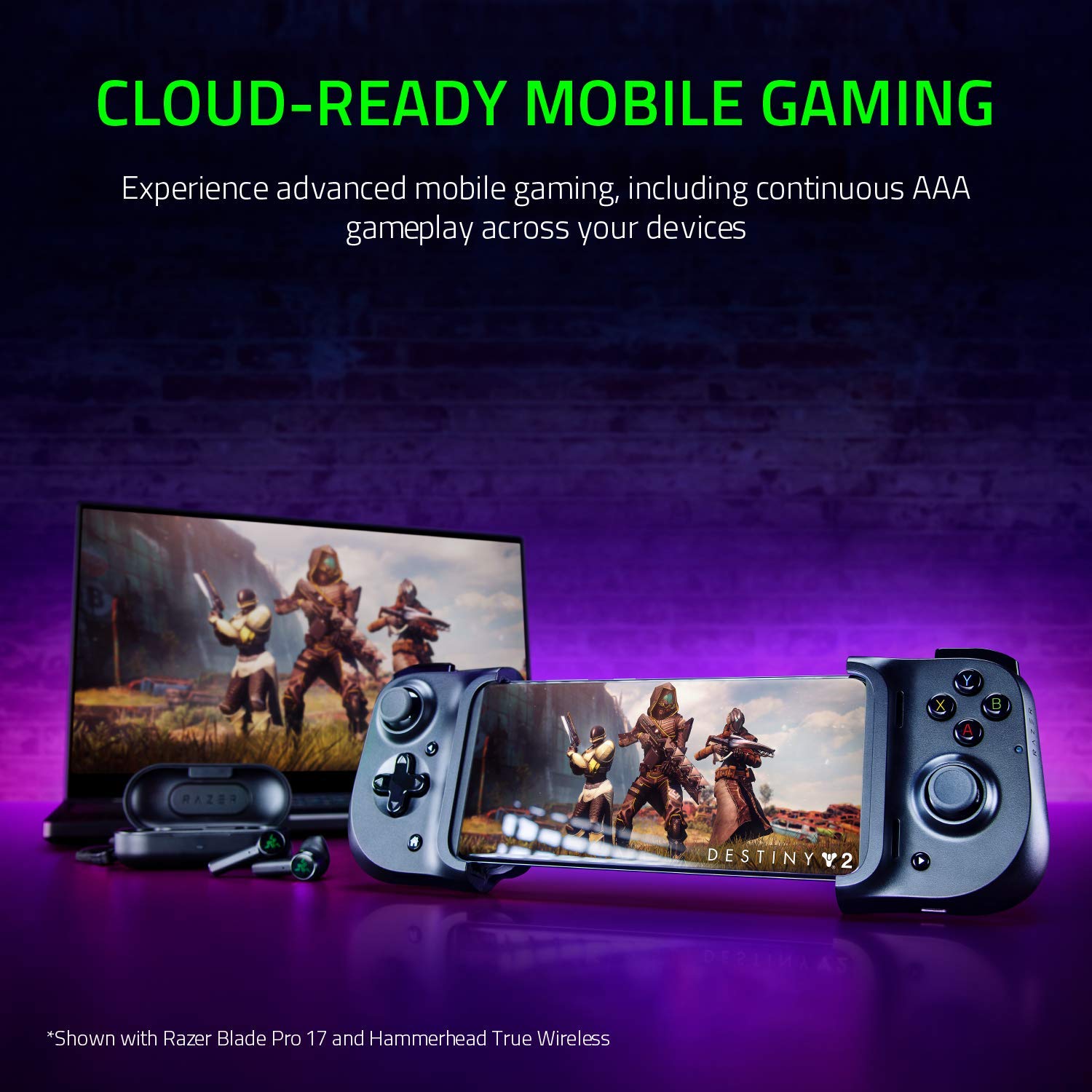Razer Kishi Mobile Game Controller/Gamepad for Android (Renewed)
