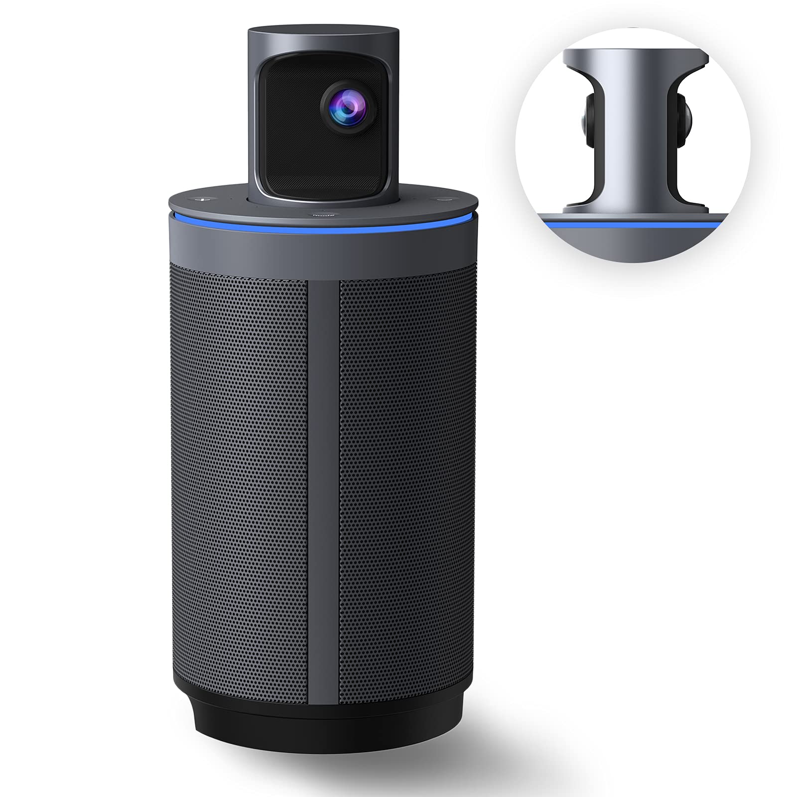 Photo 1 of NexiGo Meeting 360 (Gen 2), 8K Captured AI-Powered Framing & Speaker Tracking, Plug & Play, 1080p HD 360-Degree Smart Video Conference Camera, 8 Noise-Cancelling Microphones