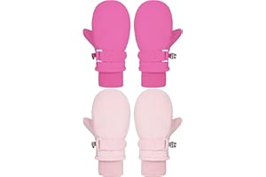 Urban Virgin Toddler Waterproof Outdoor Infant Mittens Baby Winter Gloves Dino Cuffed Warm Fleeced Kids Ski Gloves For Teens