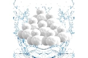 RECHIATO 3.5 lbs Pool Filter Balls for Sand Filter Pump for Above Ground Pool, Reusable Filter Balls,Replace Pool Filter Sand(Equals 120 lbs Pool Filter Sand)