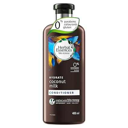 Herbal Essences Coconut Milk CONDITIONER- For Hydration- No Paraben, No Colorants, No Gluten , 400 ML