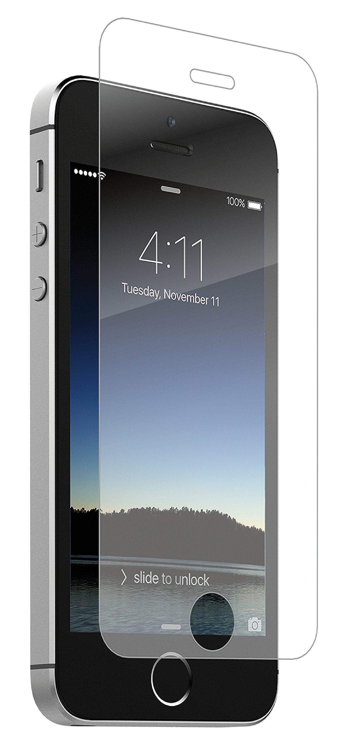 ZAGG InvisibleSHIELD IP5LGS-F00 GlassPlus Screen Protector for Apple iPhone SE Clear