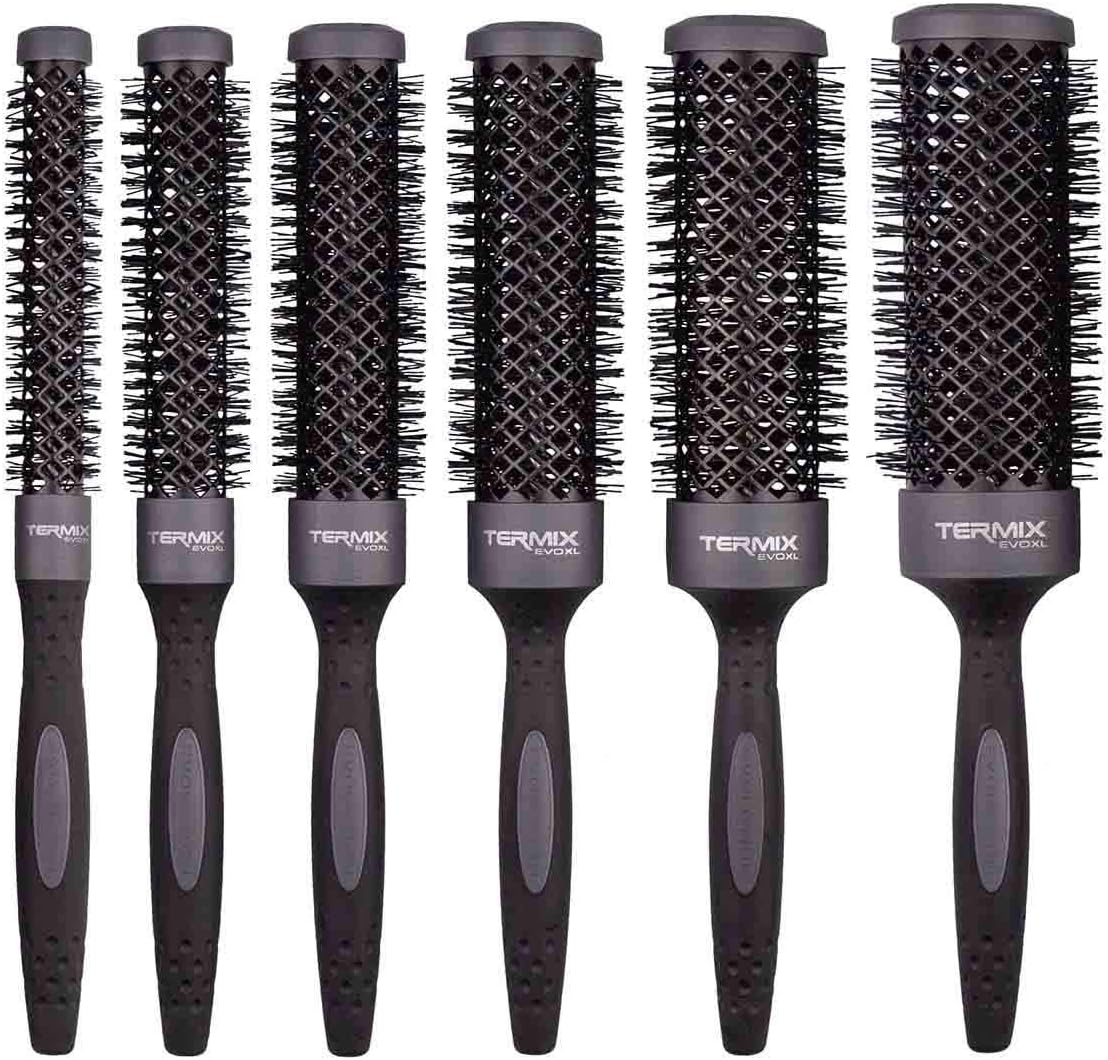Termix Evolution XL Round Hairbrush diameter 28 mm, 3cm longer- Hairbrush with ionized fibers and a 25% extra surface for faster drying - Image 5