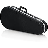 Gator Cases Deluxe ABS Guitar Case for 'A' or 'F' Mandolins (GC-MANDOLIN) | Lightweight hardshell protection Plush lined interior Lockable Latches Accessory storage
