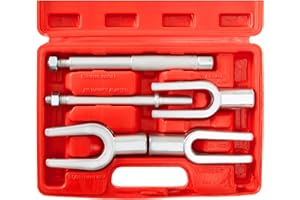 Punmew Ball Joint Separator 5pcs Pickle Fork Tool Heavy Duty Tie Rod Removal Tool for Car Van Light Truck Pickle Fork