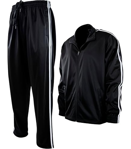 Victory Outfitters Men's Athletic Tricot Track Jacket and Pants