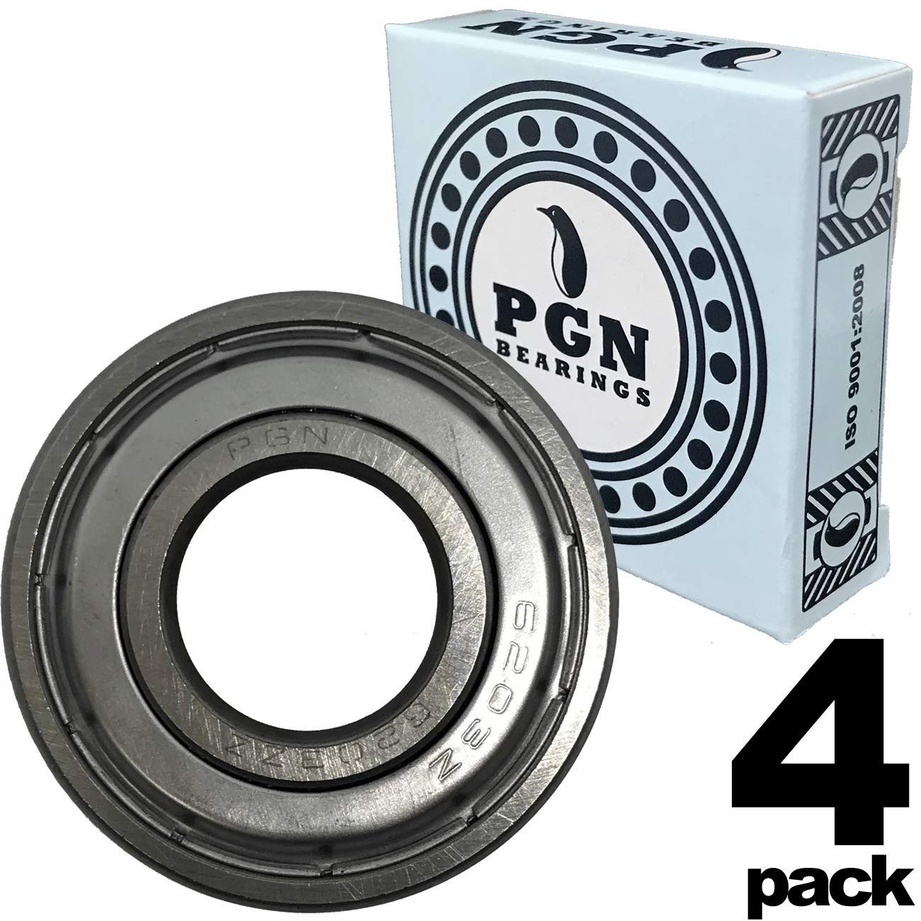10 pack 6203-ZZ Shielded Radial Ball Bearing 17X40X12