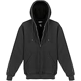 Gioberti Men's Soft Heavyweight Sherpa Lined Fleece Hoodie Jacket