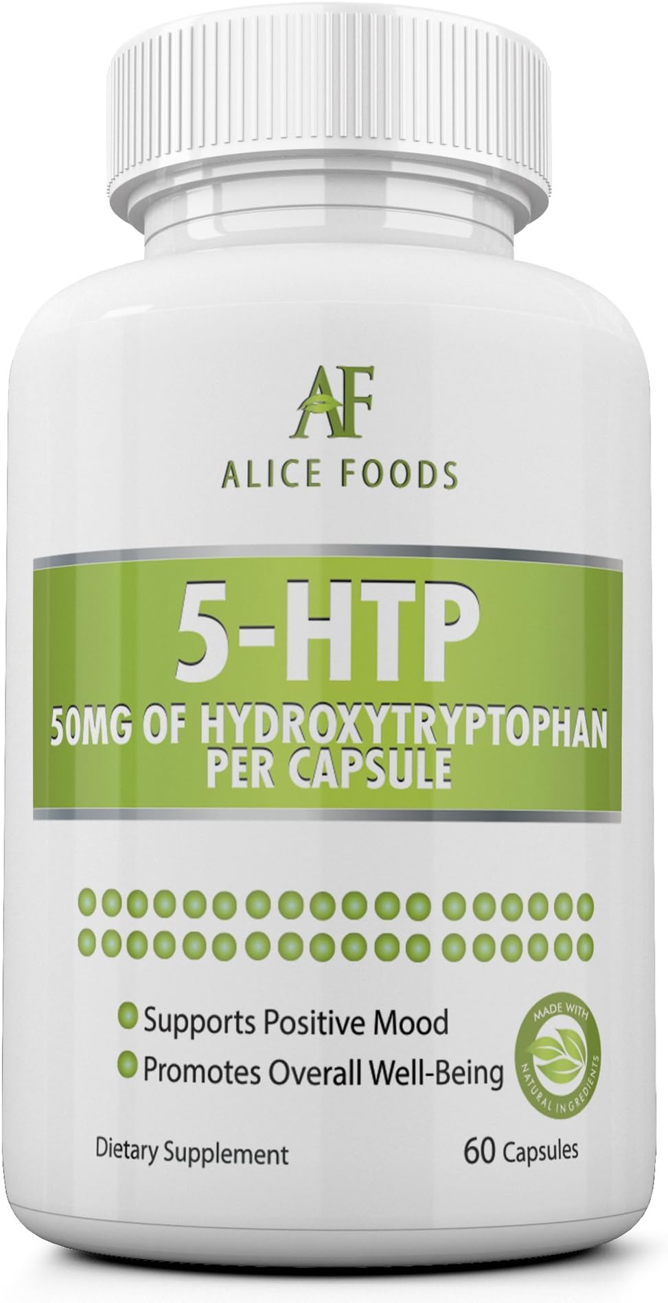 Alice Foods 5-HTP - 50 MG of Hydroxytryptophan