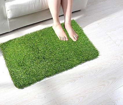 Hand Tex Home Artificial Soft & Durable Green Grass for Balcony, Lawn & Door 40 X 60 cm