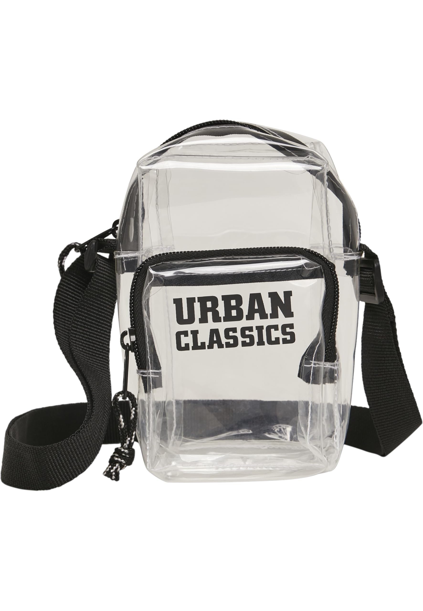 Urban Classics TB2931 Men's Transparent Crossbody Pouch, transparent, 18, Shoulder bag