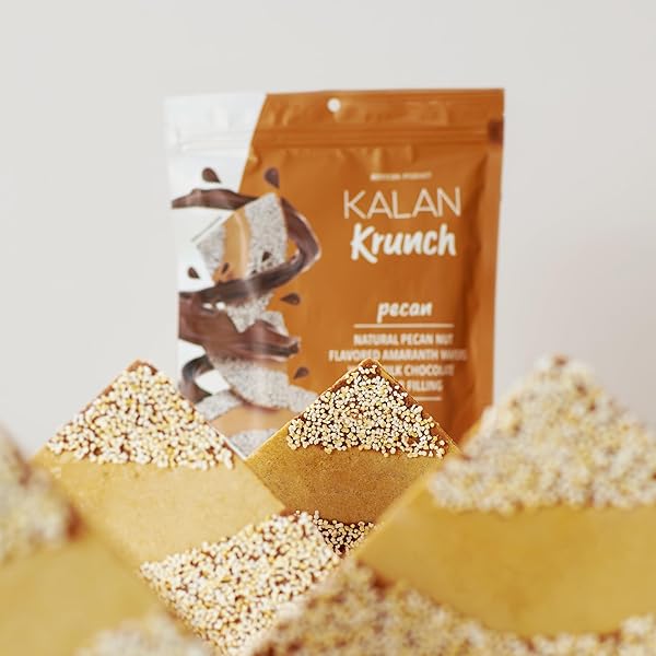 KALAN KRUNCH PECAN NATURAL FLAVORED AMARANTH WAFERS, PACK OF 1, 3.88 OZ