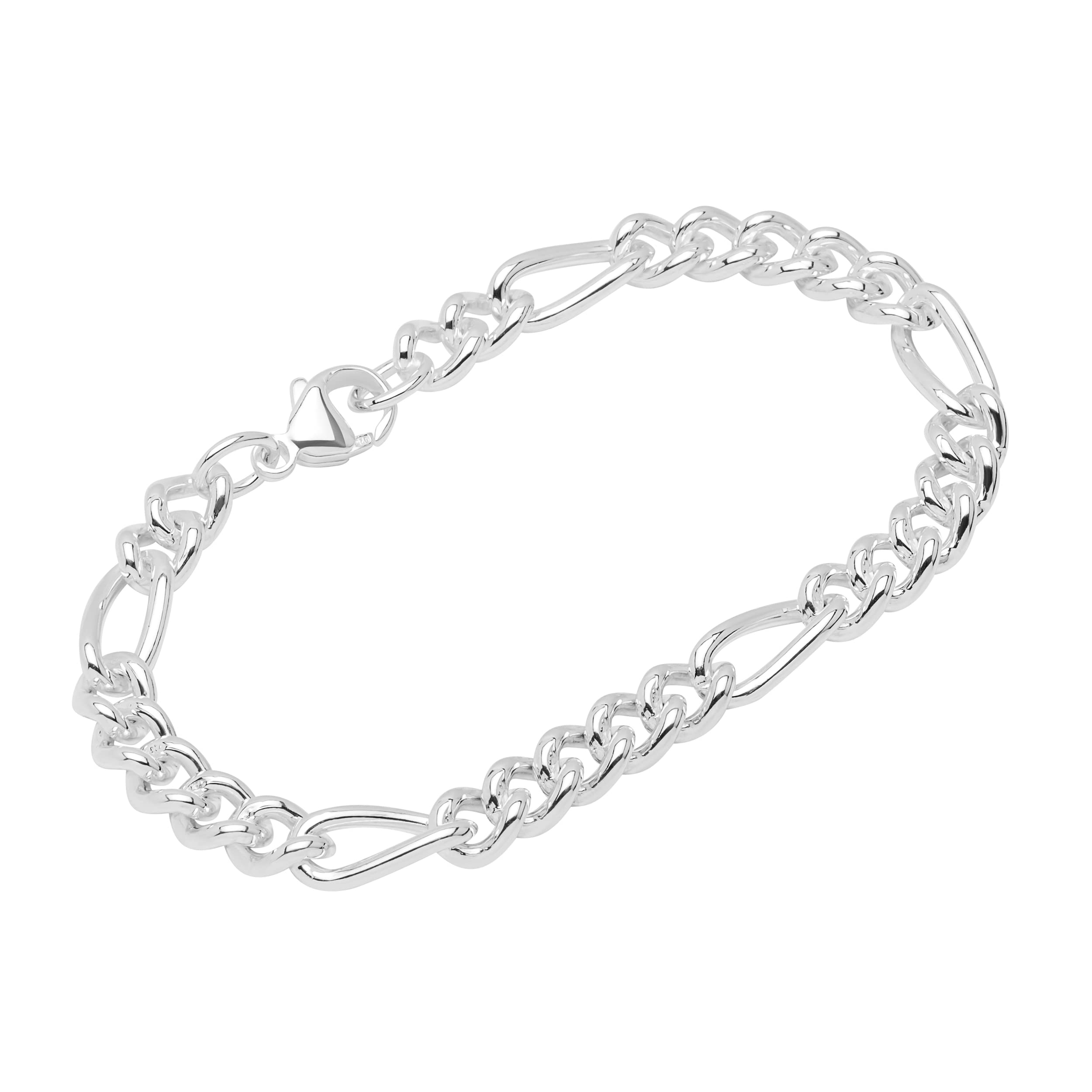 NKlaus designer bracelet in 925 sterling silver 19cm anchorchain necklace for ladies 13248