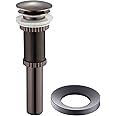 KRAUS Pop-Up Drain and Mounting Ring in Oil Rubbed Bronze, PU-10-MR-1ORB
