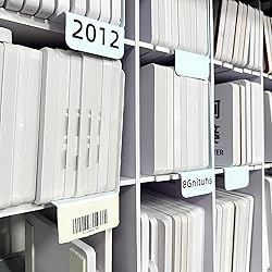 50 PCS 7.8x4.7inch Library Book Dividers for