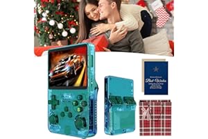 MYCHA RetroBoy - Retro Boy Game Console, 2025 New Generation Professional-Grade R36s Handheld Console with 20000+ Games, 3.5-Inch Color Screen, Dual 3D Joysticks, 640 * 480 Pixels (Green*128Gb)