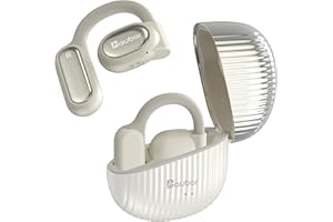 AUBOR Open Ear Headphones Wireless Bluetooth 5.3 Sports Headphones with 2 Microphones,16.2mm Driver, ENC Clear Talk,IPX6 Water-Resistant, Immersive Stereo Sound,45H Playtime for Running