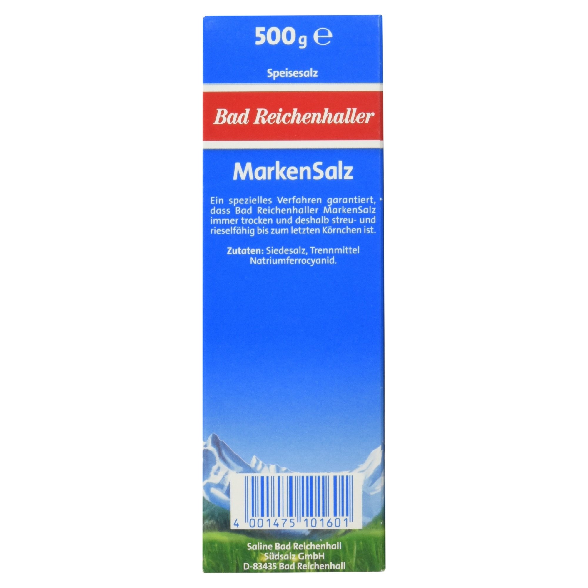 Bad Reichenhaller Marken Salz Reines Alpensalz aus Natursole, 500 g 2