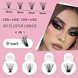 RITALASH DIY Lash Extension Kit 640pcs 10-16mm Lash Clusters Bond Seal Remover view 2
