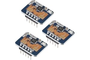 XIITIA 3pcs LD2410C Human Presence Radar Sensor Module HLK-LD2410 LD2410 Millimeter Wave Non-Contact 24GHz ISM Band Serial Port IO Level Output
